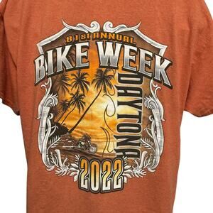 81st Annual Bike Week Daytona Florida 2022 T Shirt Size XL